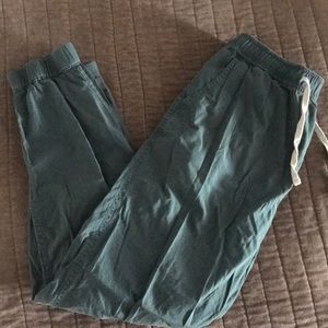 Marine Layer Drawstring Utility Pant in Dark Sage